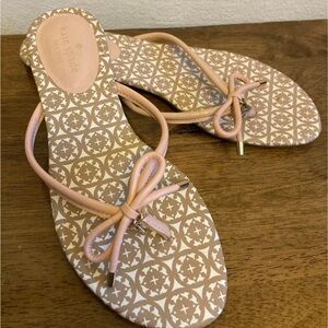 EUC Kate Spade New York Pink And Cream Sandals Size 9.5